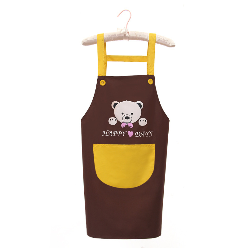 Manda Meng bez piedurknēm priekšauts, Korejiešu stila, ūdensizturīgs, mājas virtuvei