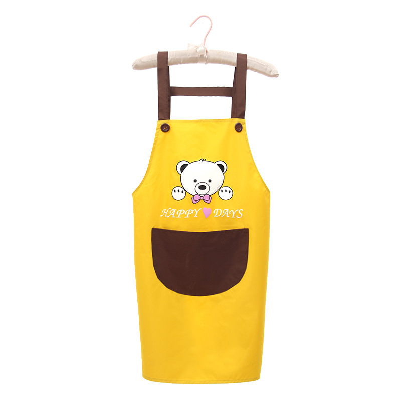 Manda Meng bez piedurknēm priekšauts, Korejiešu stila, ūdensizturīgs, mājas virtuvei