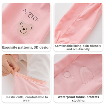 Ποδιά με μανίκια για κουζίνα, αδιάβροχη και ανθεκτική στα λίπη