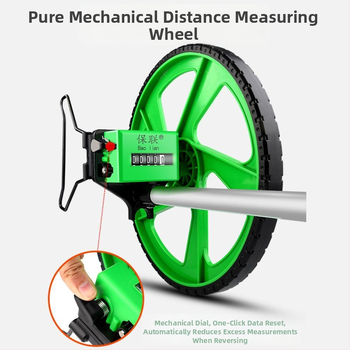 Τροχός μέτρησης απόστασης — χειροκίνητος, τύπος κύλινδρου, μηχανική ψηφιακή οθόνη, εξωτερικό εργαλείο μηχανικών μετρήσεων