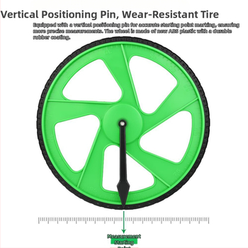 Τροχός μέτρησης απόστασης — χειροκίνητος, τύπος κύλινδρου, μηχανική ψηφιακή οθόνη, εξωτερικό εργαλείο μηχανικών μετρήσεων