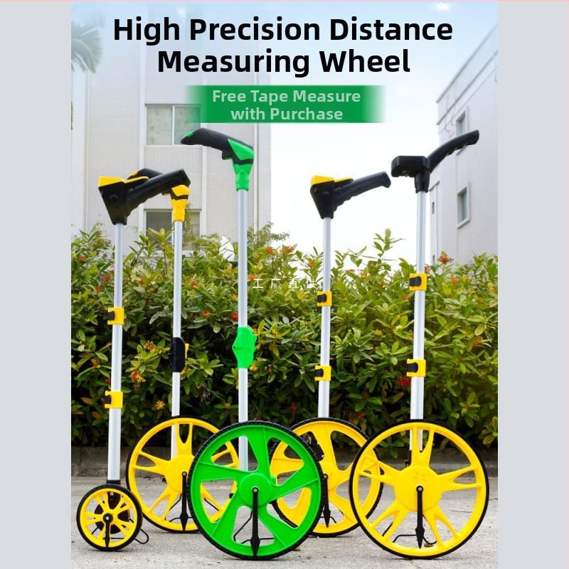 Τροχός μέτρησης απόστασης — χειροκίνητος, τύπος κύλινδρου, μηχανική ψηφιακή οθόνη, εξωτερικό εργαλείο μηχανικών μετρήσεων