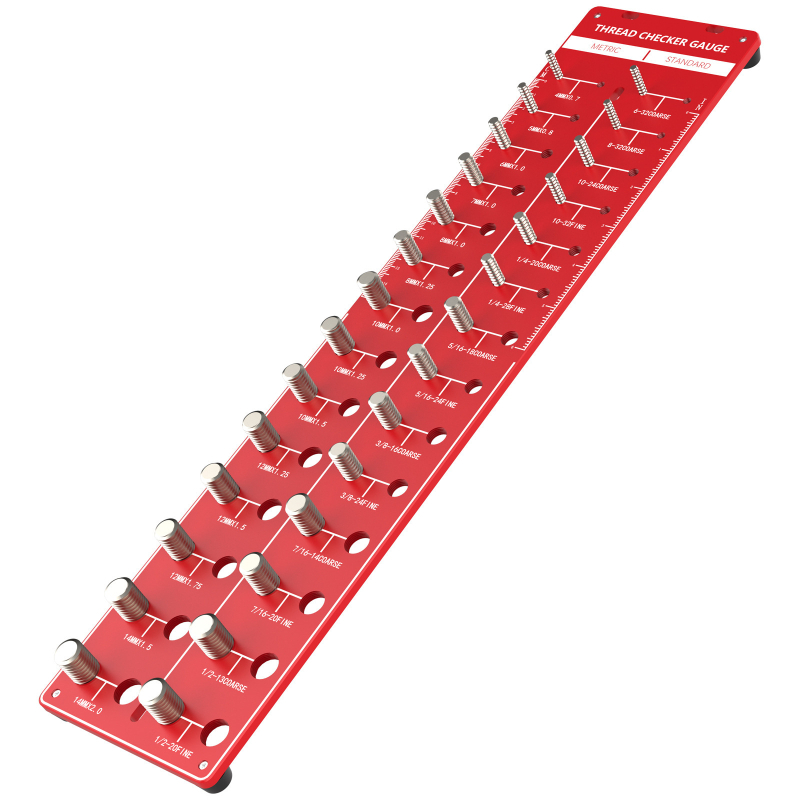 Ο τομέας με τεχνικές προδιαγραφές φαίνεται κενός. Μπορώ να δημιουργήσω τίτλους χρησιμοποιώντας τους βασικούς όρους από την αγγλική μετάφραση: «thread checker/μετρητής ινών» για βίδες, παξιμάδια και βίδες. Για ακριβείς 3–5 παραμέτρους χρειάζονται συγκεκριμέ