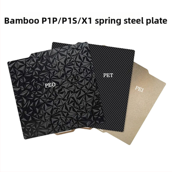Διπρόσωπη PEI πλάκα από ατσάλι με ελατήριο για εκτυπωτή 3D P1P