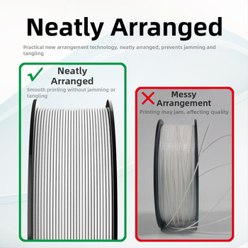 Νήμα PLA μεταξωτής επιφάνειας για 3D εκτύπωση, μεταξωτό φινίρισμα, κυκλική διατομή, μήκος 328 m, Tuochuang 3D