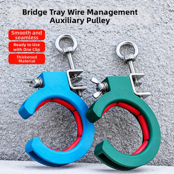 Τροχαλία διέλευσης καλωδίων για οροφική καλωδίωση σε κανάλι καλωδίων – εργαλείο εγκατάστασης χαμηλής τάσης