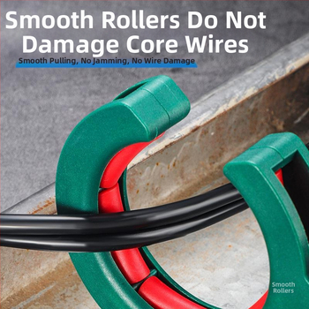 Τροχαλία διέλευσης καλωδίων για οροφική καλωδίωση σε κανάλι καλωδίων – εργαλείο εγκατάστασης χαμηλής τάσης