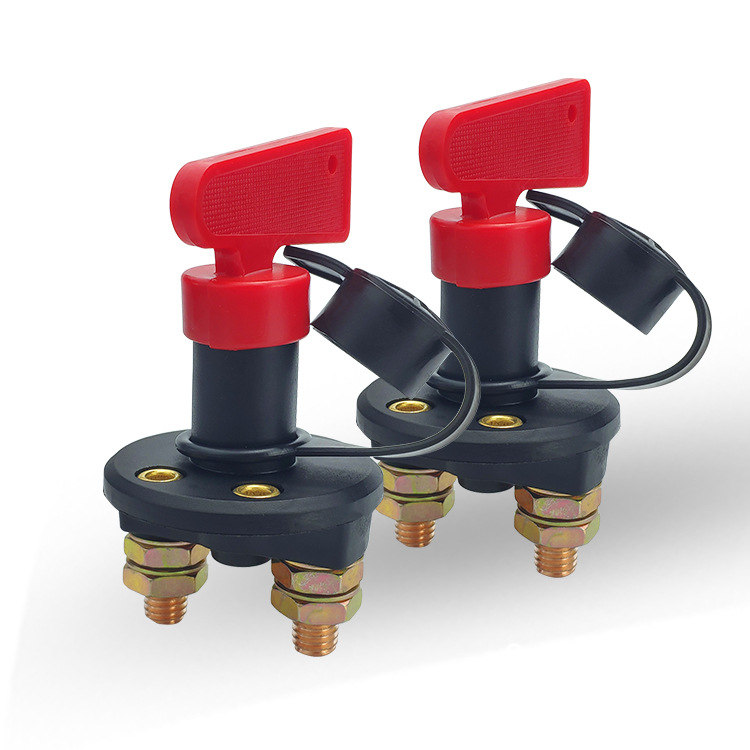 HH 12V-24V διακόπτης κύριας ισχύος αυτοκινήτου με αντιδιαρροή, μοχλοειδής τύπος διπλής στήλης διακόπτης απενεργοποίησης