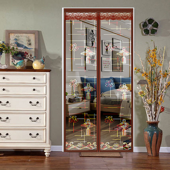 Μαγνητική πόρτα οθόνης | κουρτίνα πόρτας για υπνοδωμάτιο, μοντέρνα απλότητα, περιεκτικότητα υφάσματος 99%