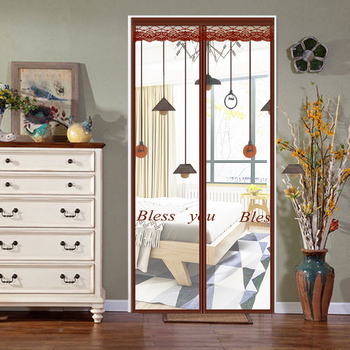 Μαγνητική πόρτα οθόνης | κουρτίνα πόρτας για υπνοδωμάτιο, μοντέρνα απλότητα, περιεκτικότητα υφάσματος 99%