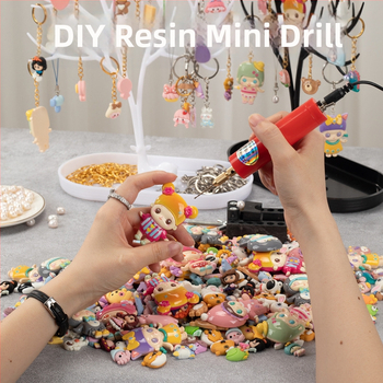 Shouli Μίνι ηλεκτρικό εργαλείο διάτρησης με τροφοδοσία USB για DIY γυάλισμα ρητίνης και τρύπημα καρυδιών