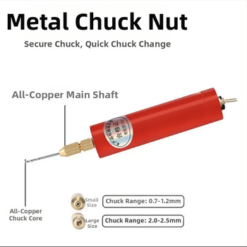 Shouli Μίνι ηλεκτρικό εργαλείο διάτρησης με τροφοδοσία USB για DIY γυάλισμα ρητίνης και τρύπημα καρυδιών