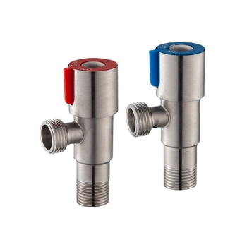 Латунен ъглов клапан, стенен монтаж, модел 8289, работно налягане 1,6 MPa, вътрешен диаметър 14 мм