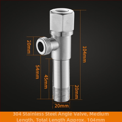 Латунен ъглов клапан, стенен монтаж, модел 8289, работно налягане 1,6 MPa, вътрешен диаметър 14 мм
