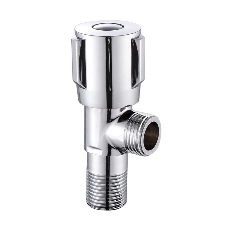 Латунен ъглов клапан, стенен монтаж, модел 8289, работно налягане 1,6 MPa, вътрешен диаметър 14 мм