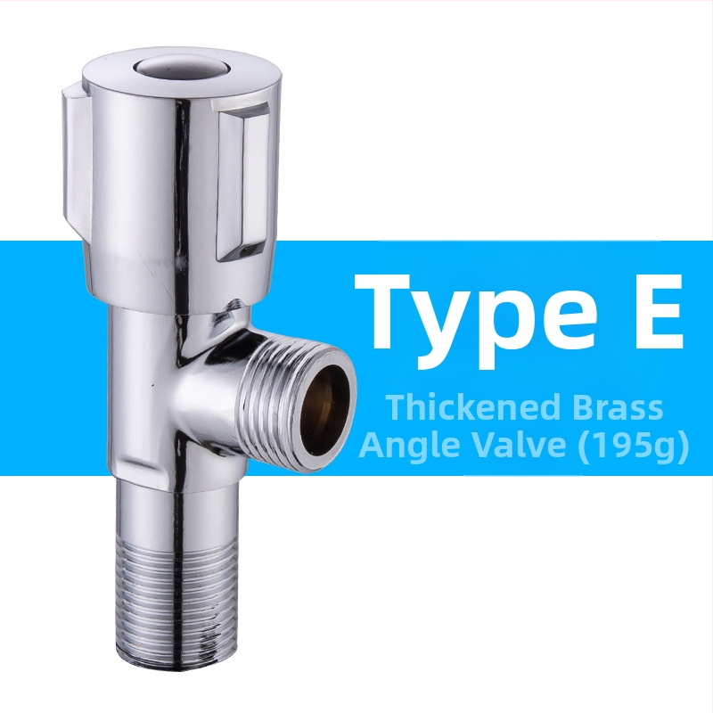 Латунен ъглов клапан, стенен монтаж, модел 8289, работно налягане 1,6 MPa, вътрешен диаметър 14 мм