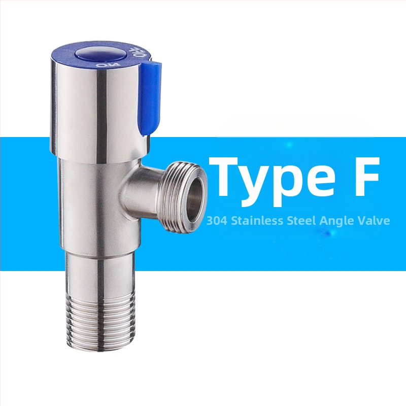 Латунен ъглов клапан, стенен монтаж, модел 8289, работно налягане 1,6 MPa, вътрешен диаметър 14 мм