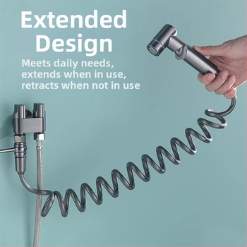 Ντους σωλήνας PU υψηλής πίεσης με τηλεσκοπικό σωλήνα, κατασκευή από χαλκό+PU, συνδέσεις με νήματα, μοντέλο 4, ονομασική πίεση κανονική