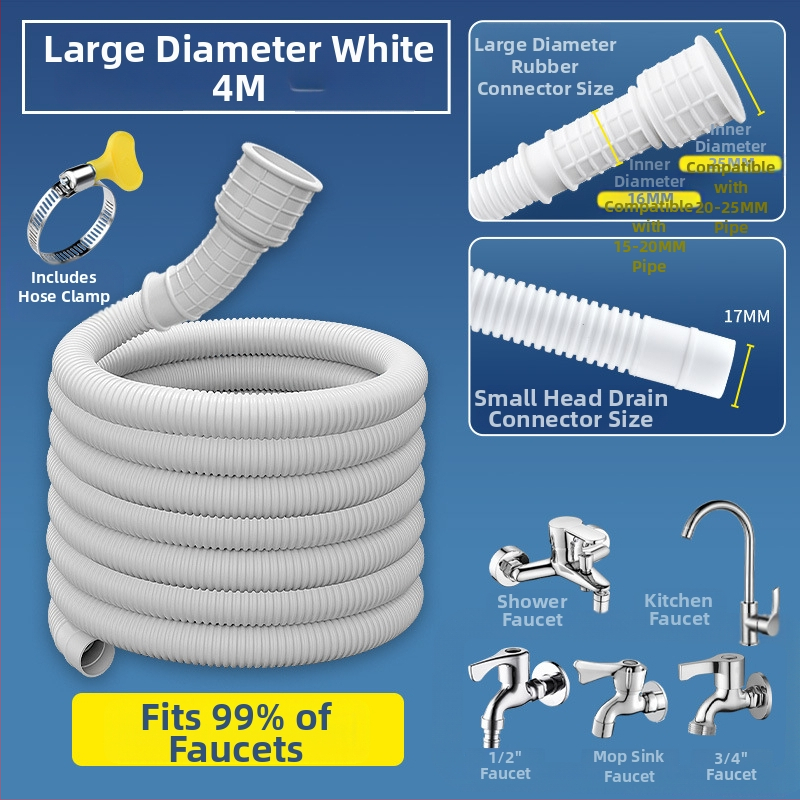 Guminė vandens žarna išplėtimas prie čiaupo