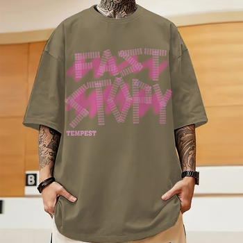 T-krekls, ielu stils, poliesters, kamuflāža, 3D drukāšana