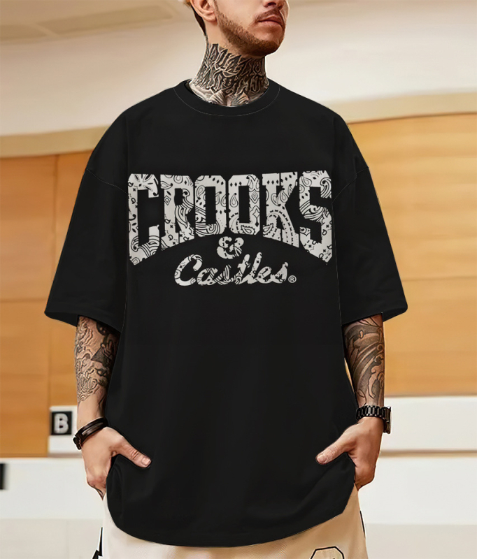 T-krekls, ielu stils, poliesters, kamuflāža, 3D drukāšana