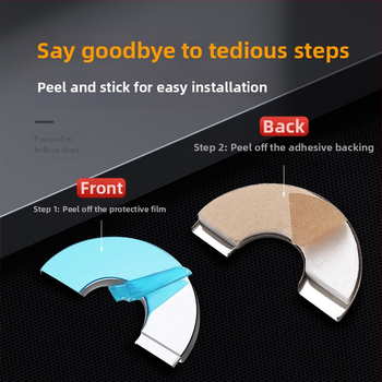 Apaļš nerūsējošā tērauda dekoratīvs vāciņš apkures katla dūmvadam – integrēts dalāms uzgriežams vāciņš sienas caurumam, sienas biezums 0,3 mm, klase 1