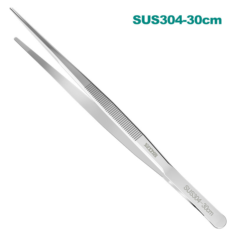 Pincetes akvārijam un augiem ar taisnu galvu – nerūsējošais tērauds 304, pretkorozijas, apstrāde un pielāgošana