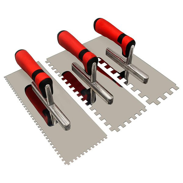 Ανοξείδωτο χωρίς βίδες μαστιλοτριβείο με οδοντωτό σκραπ για οικοδομές και γύψο (Jiulong Tools; Μοντέλο: Οδοντωτό μαχαίρι; Υλικό: Ανοξείδωτο ατσάλι)