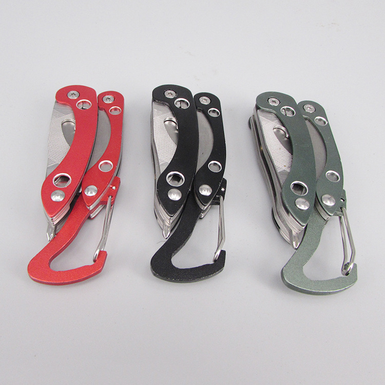 Συνδυασμένο εργαλείο πένσας-μαχαίρι με αναδιπλούμενο μύτο, λεπίδα 3,5 cm, κατάλληλο για κάμπινγκ