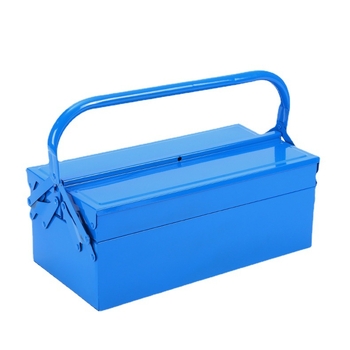 Εργαλειοθήκη με πτυσσόμενο σχέδιο, επεκτειόμενη μεταλλική εργαλειοθήκη, φορητή με διπλό χερούλι, χωρητικότητα 30 kg