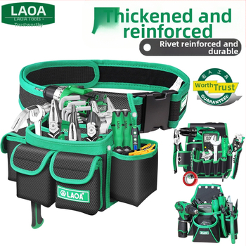 Old a Elektriķa jostas soma – ūdensdroša, izturīga, daudzfunkcionāla instrumentu uzglabāšanas soma