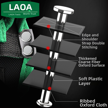 Old a Ζώνη εργαλείων για ηλεκτρολόγο – αδιάβροχη, στιβαρή, πολυλειτουργική θήκη αποθήκευσης εργαλείων