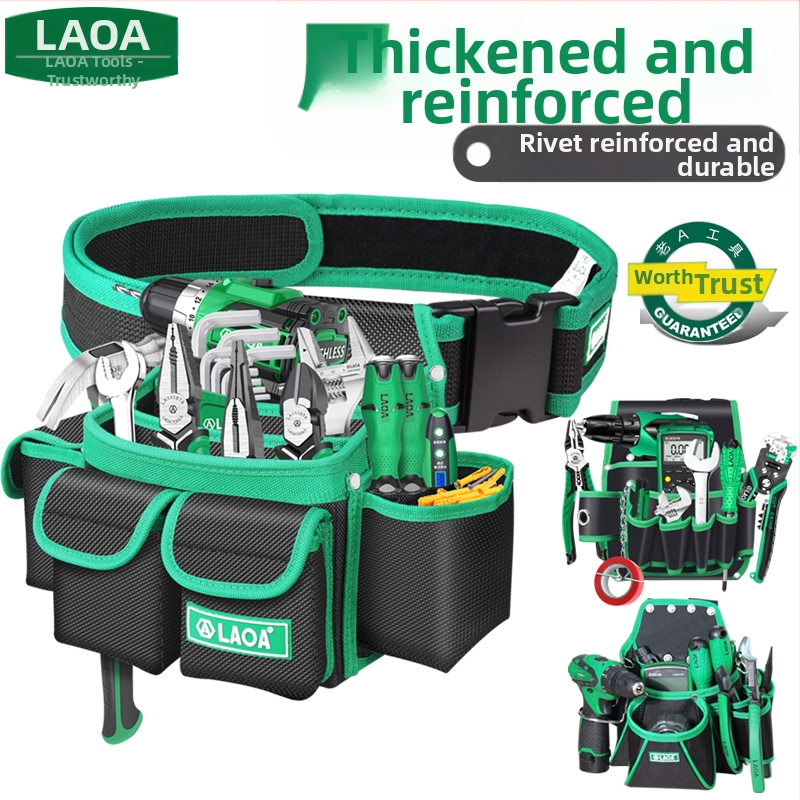 Old a Elektriķa jostas soma – ūdensdroša, izturīga, daudzfunkcionāla instrumentu uzglabāšanas soma