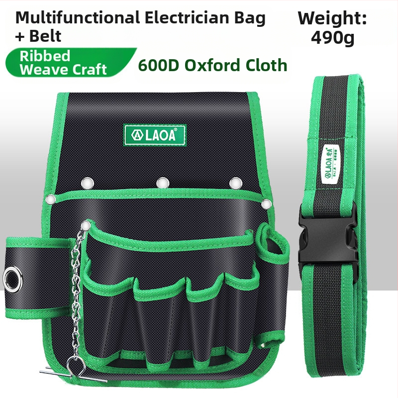 Old a Elektriķa jostas soma – ūdensdroša, izturīga, daudzfunkcionāla instrumentu uzglabāšanas soma