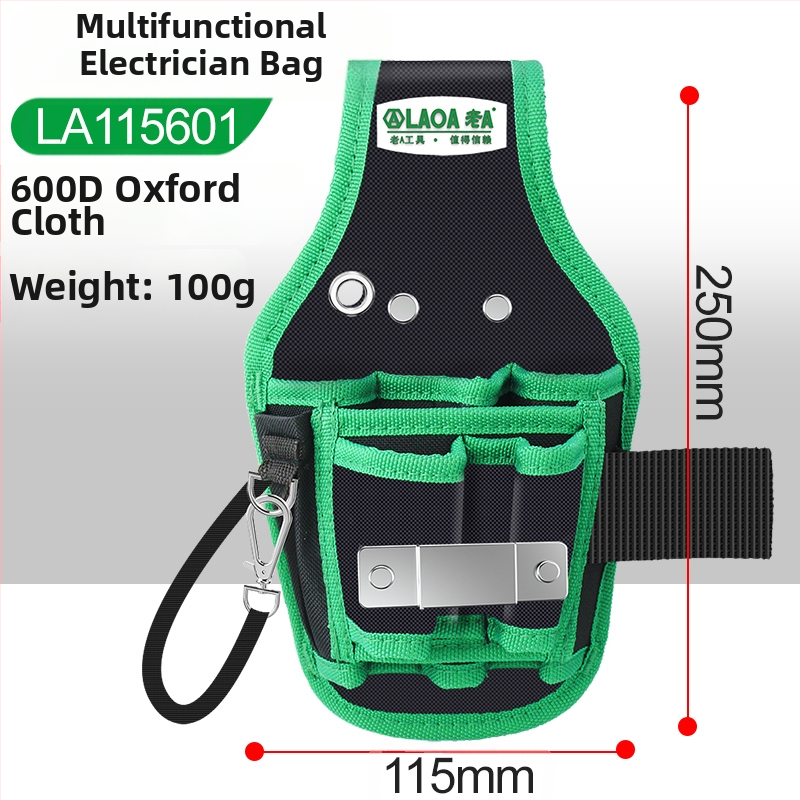 Old a Elektriķa jostas soma – ūdensdroša, izturīga, daudzfunkcionāla instrumentu uzglabāšanas soma