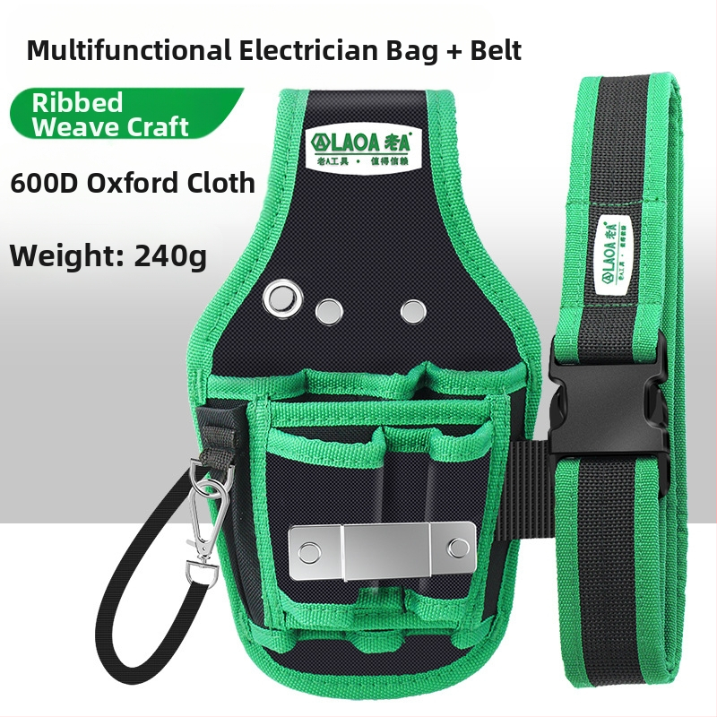 Old a Elektriķa jostas soma – ūdensdroša, izturīga, daudzfunkcionāla instrumentu uzglabāšanas soma