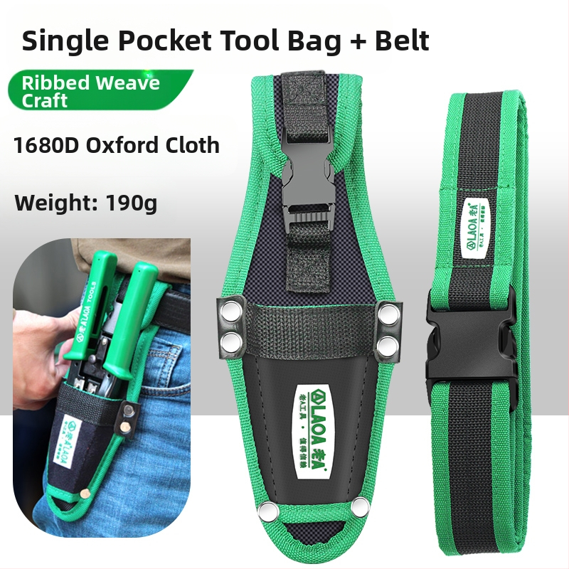 Old a Elektriķa jostas soma – ūdensdroša, izturīga, daudzfunkcionāla instrumentu uzglabāšanas soma