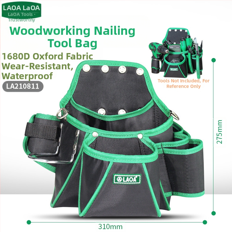 Old a Elektriķa jostas soma – ūdensdroša, izturīga, daudzfunkcionāla instrumentu uzglabāšanas soma