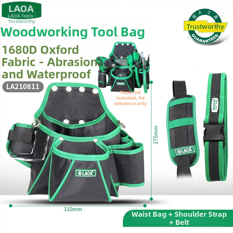 Old a Elektriķa jostas soma – ūdensdroša, izturīga, daudzfunkcionāla instrumentu uzglabāšanas soma