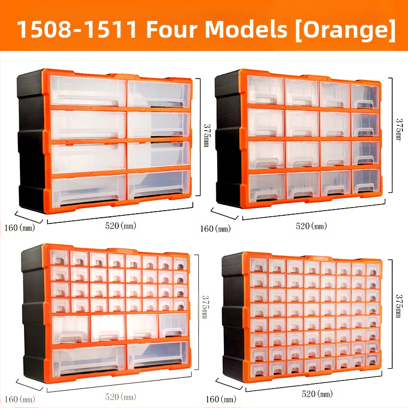 PP πλαστικό κιβώτιο αποθήκευσης εξαρτημάτων βιδών με διαχωριστικά συρταριών, ντουλάπι με συρτάρια за μικρά εξαρτήματα και αξεσουάρ επισκευής κινητών, διαμορφώσεις 8/16/38/64 διαμερισμάτων