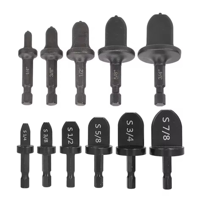 11-vnt šešiakampio veleno rankenos plėtiklis varinėms vamzdžiams, suderinamas su gręžtuvu, anglies plienas