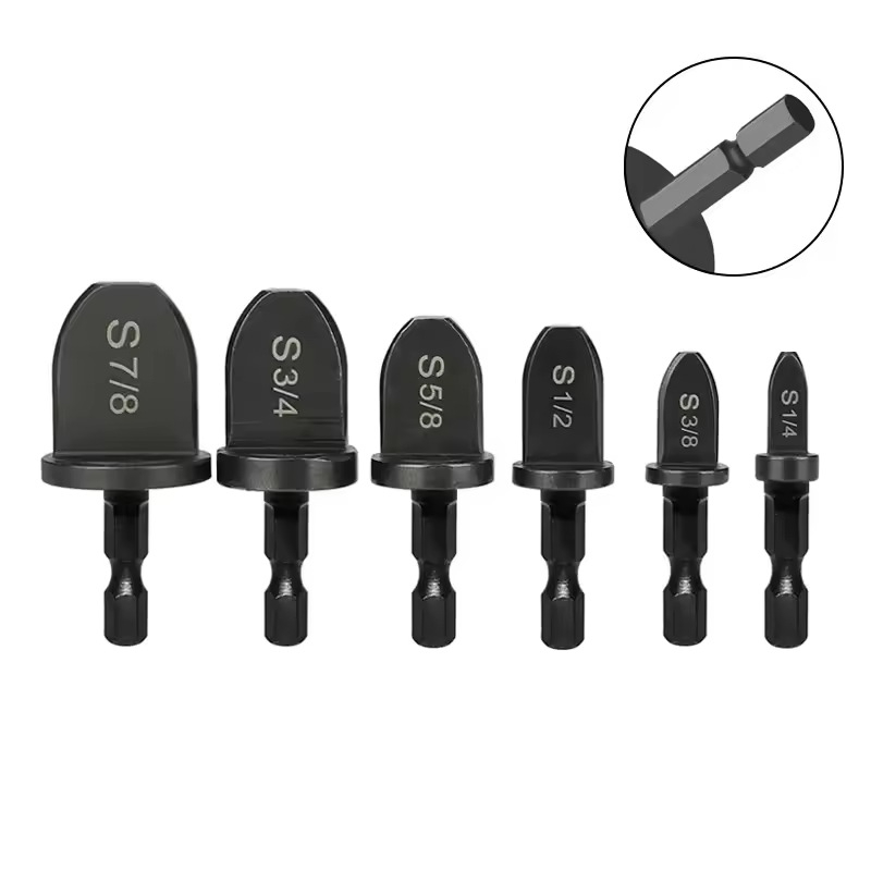 11-vnt šešiakampio veleno rankenos plėtiklis varinėms vamzdžiams, suderinamas su gręžtuvu, anglies plienas