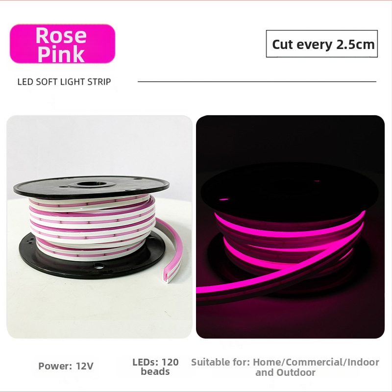 Ταινία LED με 2835 LED λαμπάκια, 120 LED/m, είσοδος 12V, αδιάβροχη