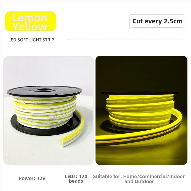 Ταινία LED με 2835 LED λαμπάκια, 120 LED/m, είσοδος 12V, αδιάβροχη