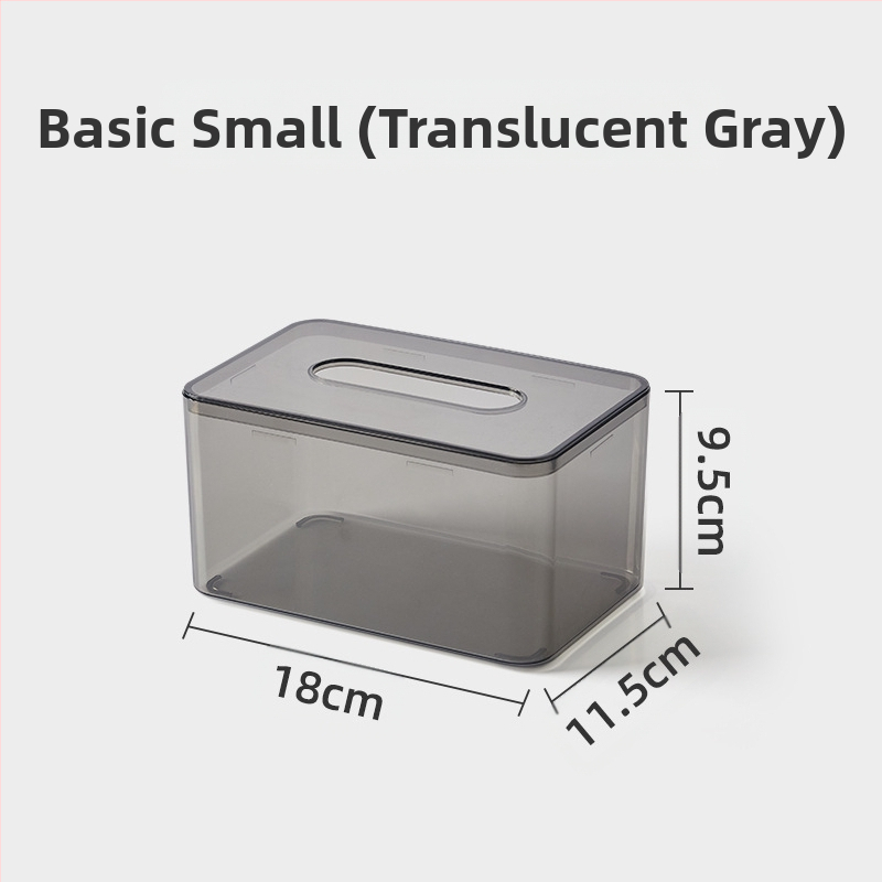 Επιτραπέζιο κουτί χαρτοπετσέτας, βορειοευρωπαϊκό στυλ, διαφανές, πλαστικό, πολυλειτουργικό