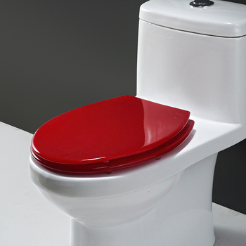 Κάπα λεκάνης τουαλέτας, μοντέρνος μινιμαλιστικός σχεδιασμός, υλικό: ρητίνη ουρία-φορμαλδεΰδης, αργό κλείσιμο, προσαρμοζόμενος διάκενο οπών 13–21 cm