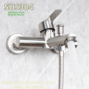 304 nerūdijančio plieno dušo ir vonios čiaupas, sieninis montavimas, karšto ir šalto maišymo vožtuvas, paslėpta įranga, ES CE sertifikatas