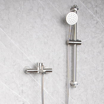 304 nerūdijančio plieno dušo ir vonios čiaupas, sieninis montavimas, karšto ir šalto maišymo vožtuvas, paslėpta įranga, ES CE sertifikatas