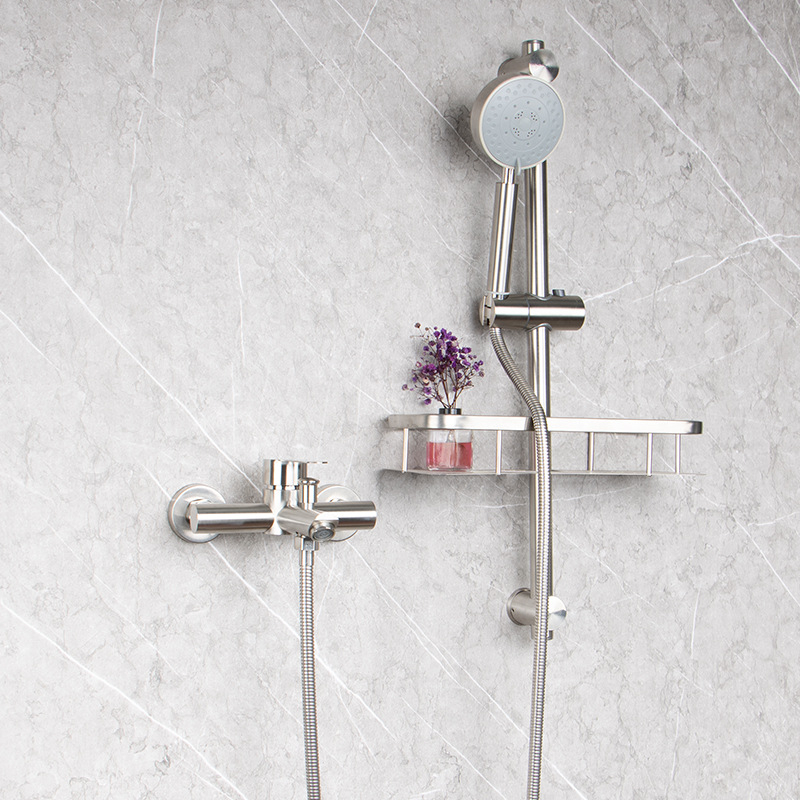 304 nerūdijančio plieno dušo ir vonios čiaupas, sieninis montavimas, karšto ir šalto maišymo vožtuvas, paslėpta įranga, ES CE sertifikatas