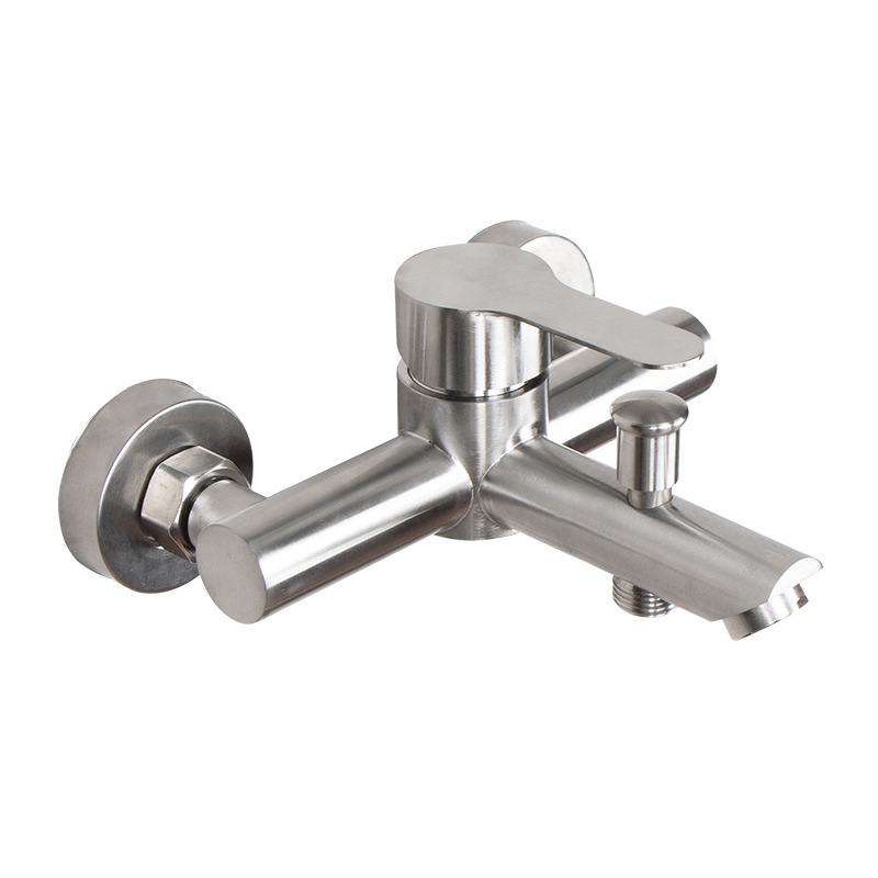 304 nerūdijančio plieno dušo ir vonios čiaupas, sieninis montavimas, karšto ir šalto maišymo vožtuvas, paslėpta įranga, ES CE sertifikatas